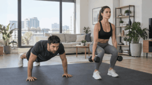 ergleich von Ganzkörpertraining und Split-Training beim Heimtraining